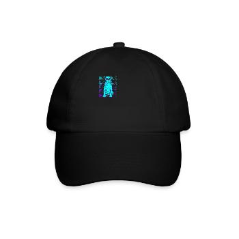 Boxer Dog Retro Gift - Baseball Cap - black/black - Front