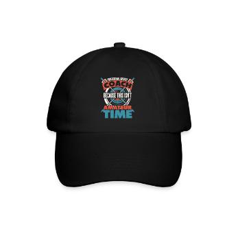 Bogenschütze Bogensport Pfeil Bogen Bogenschießen - Baseballkappe - Schwarz/Schwarz - Vorne