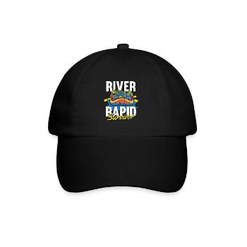 Rafting Wildwasser Kanu Kajak - Baseballkappe - Schwarz/Schwarz - Vorne