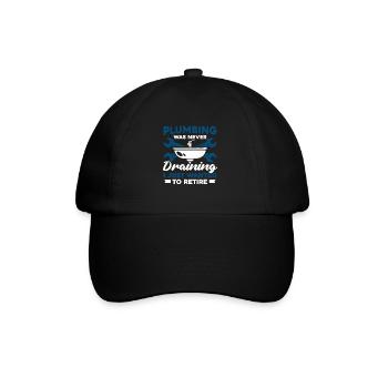 Plumber Sanitary Heating Engineer Plant Mechanic - Baseball Cap - black/black - Front