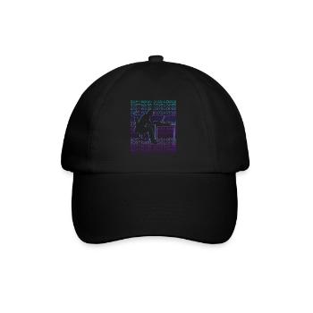 Software-Entwickler Software-Entwicklung Retro - Baseballkappe - Schwarz/Schwarz - Vorne