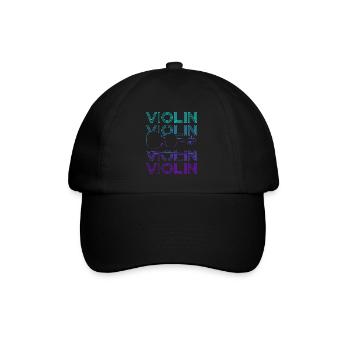 Violoniste Violoniste Rétro - Casquette classique - noir/noir - Devant