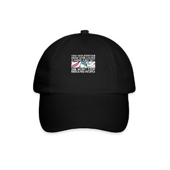 Infirmier - Casquette classique - noir/noir - Devant