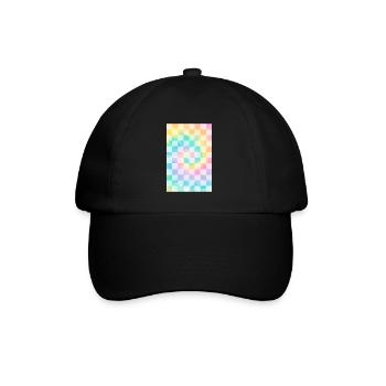 Esthétique pastel danoise Tie Dye - Casquette classique - noir/noir - Devant
