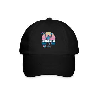 Obatala Orisha African Deity Yoruba Religi - Baseball Cap - black/black - Front