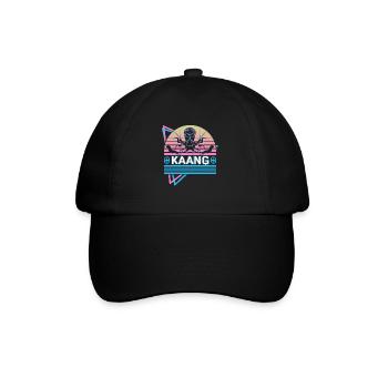 Kaang Afrikanischer Gott Alte Afrikanische Mytholo - Baseballkappe - Schwarz/Schwarz - Vorne