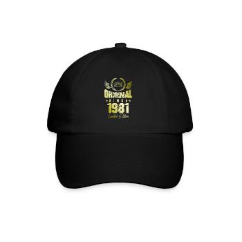 1981 limited edition - Baseball Cap - black/black - Front
