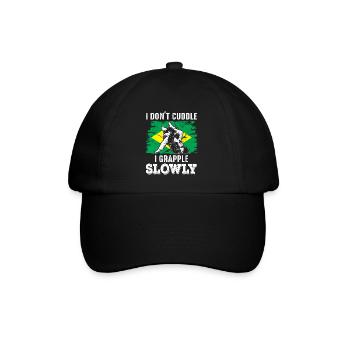 Martial Arts BJJ Brazilian Jiu Jitsu - Baseballkappe - Schwarz/Schwarz - Vorne
