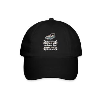 Pontoon boat - Baseball Cap - black/black - Front