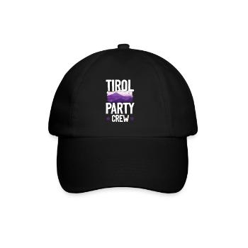 Tirol Party Crew - Baseball Cap - black/black - Front