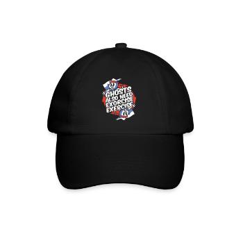 Halloween Funny Ghosts - Baseball Cap - black/black - Front