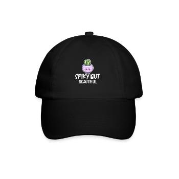 Kaktus Garten Kaktus - Baseballkappe - Schwarz/Schwarz - Vorne
