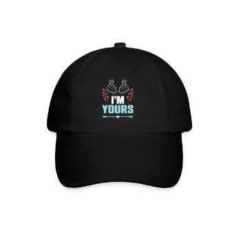I belong to you couples - Baseball Cap - black/black - Front