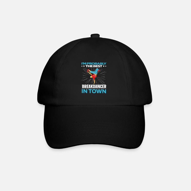 Breakdance Breakdancer Breakdance Drôle - Casquette classique - noir/noir