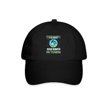 Duck Hunting Duck Hunt Funny - Baseball Cap - black/black - Front
