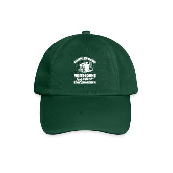 Writer Author Couple - Baseball Cap - bottle green - Front