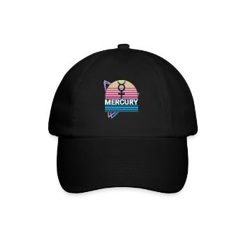 Mercure Alchimie Symbole Rétro - Casquette classique - noir/noir - Devant