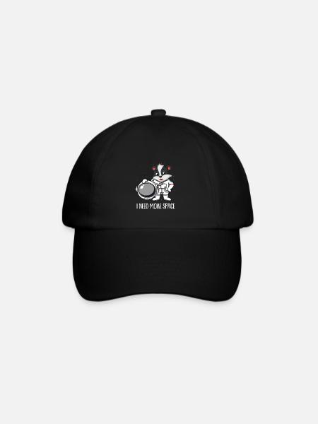 Honey Badger Ratel Astronaute J’ai besoin de plus d’espace - Casquette classique - noir/noir