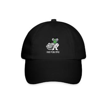 Mantis Gottesanbeterin Astronaut - Baseballkappe - Schwarz/Schwarz - Vorne