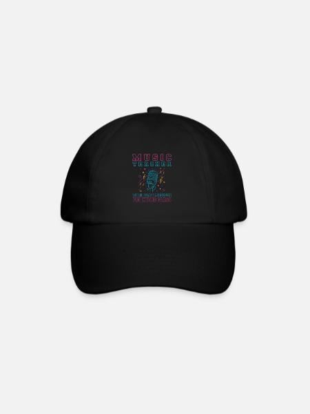 Professeur de musique Professeur de musique - Casquette classique - noir/noir