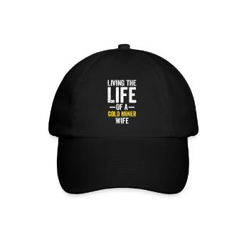 Gold Digger Wife Lustig Gold Panning Gold Digger D - Baseball Cap - black/black - Front
