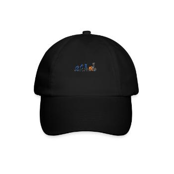 Évolution des mécaniciens d’aéronefs - Casquette classique - noir/noir - Devant