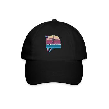 La Croix de Sainte Brigitte Rétro - Casquette classique - noir/noir - Devant