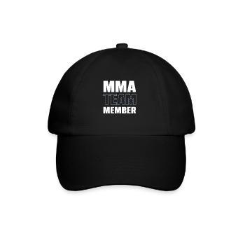 Mma Team - Baseballkappe - Schwarz/Schwarz - Vorne
