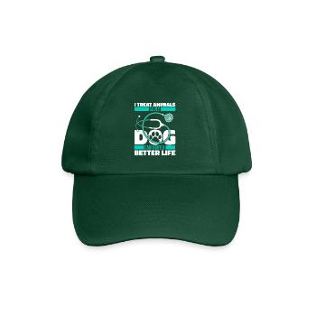 Tierarzt Veterinär Hund - Baseballkappe - Flaschengrün - Vorne