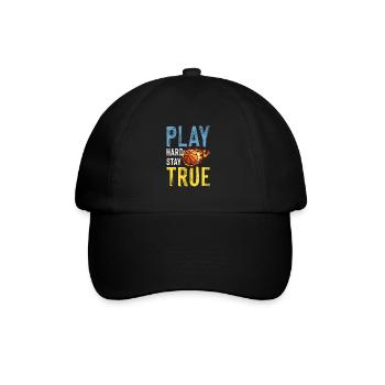 Basketball drôle de dicton - Casquette classique - noir/noir - Devant