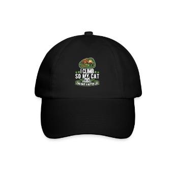 Grimpeur grimpeur chat - Casquette classique - noir/noir - Devant