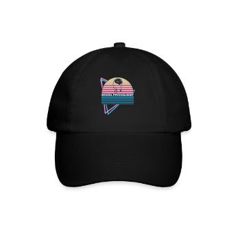 Psychologue scolaire Psychologie scolaire Rétro - Casquette classique - noir/noir - Devant