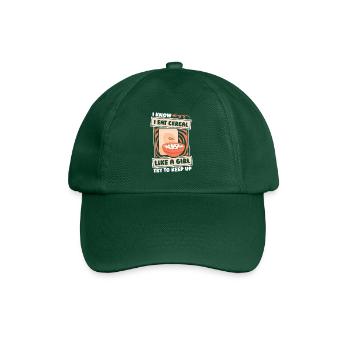Breakfast Muesli Cereal Girls - Baseball Cap - bottle green - Front