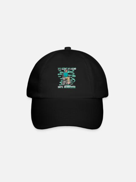 Rollstuhl Rollstuhlfahrer Perfekt - Baseballkappe - Schwarz/Schwarz