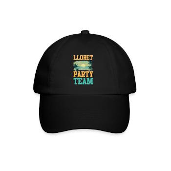 Équipe de fête de Lloret De Mar - Casquette classique - noir/noir - Devant