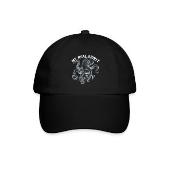 Octopus is my favorite animal my spirit - Baseball Cap - black/black - Front