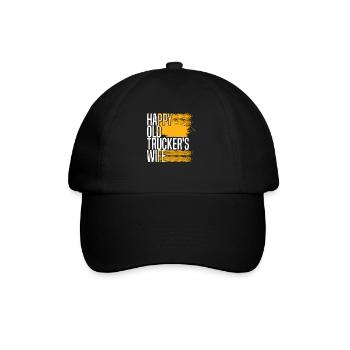 Truck Driver Trucker Truck Driver Wife - Baseball Cap - black/black - Front