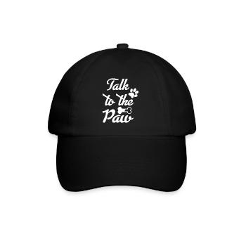 Parlez à votre patte - Casquette classique - noir/noir - Devant