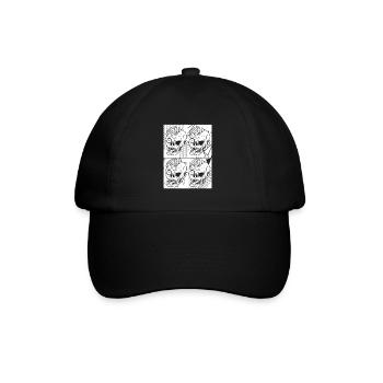 Zombie Halloween Skull - Baseball Cap - black/black - Front