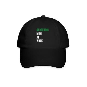 Hobbygärtner Garten Mutter Gärtnerische Mama - Baseballkappe - Schwarz/Schwarz - Vorne