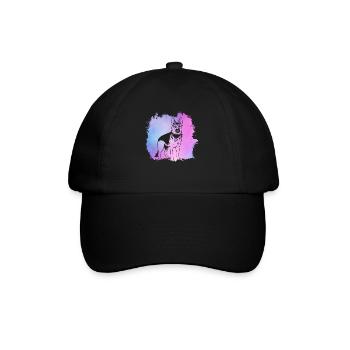 German Shepherd - Baseball Cap - black/black - Front