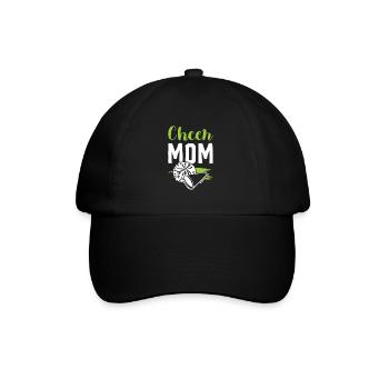 cheerleader mama - Baseballkappe - Schwarz/Schwarz - Vorne