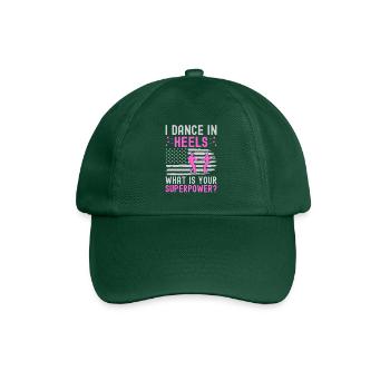 Dance Training Ballroom Couple Dance - Baseball Cap - bottle green - Front