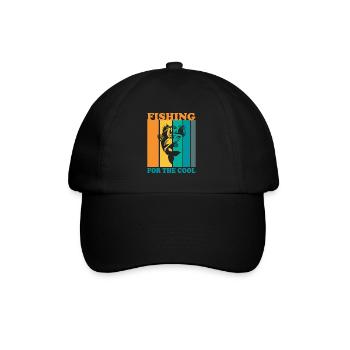 Pêche aux plus cool - - Casquette classique - noir/noir - Devant