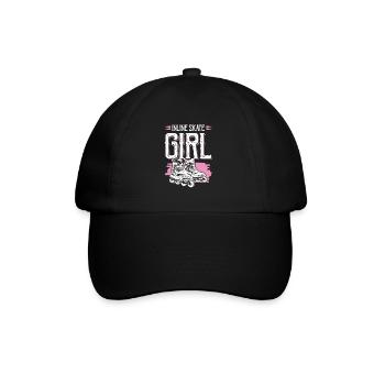 Skate Inline Girls - Casquette classique - noir/noir - Devant