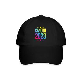 Cancun 2023 - Baseballkappe - Schwarz/Schwarz - Vorne