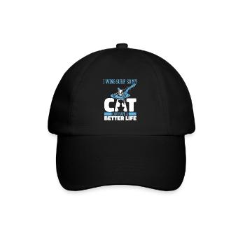 Wing Surf Wing Foil Katze - Baseballkappe - Schwarz/Schwarz - Vorne