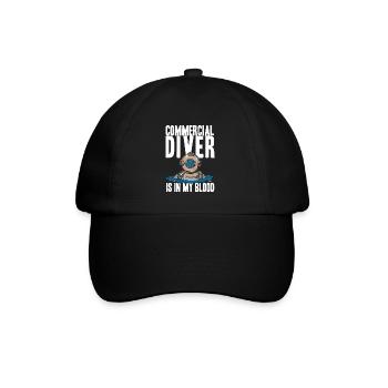 Plongée Plongeur Cool Commercial Diving - Casquette classique - noir/noir - Devant