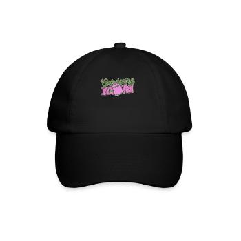 Hobbygärtner Garten Mutter Gärtnerische Mama - Baseballkappe - Schwarz/Schwarz - Vorne