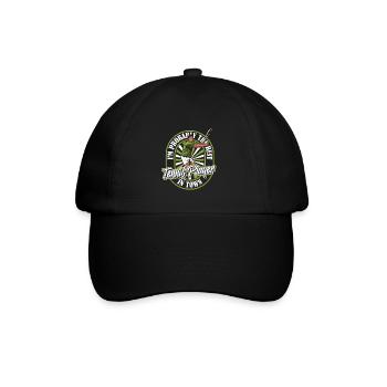 Tennis drôle - Casquette classique - noir/noir - Devant